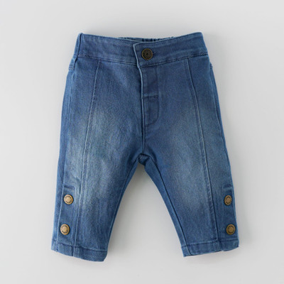 Popees Track Pant For Baby Boys(Blue, Pack of 1)