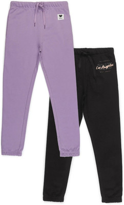 Alan Jones Track Pant For Girls(Multicolor, Pack of 2)