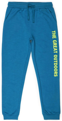 PROVOGUE Track Pant For Boys(Blue, Pack of 1)