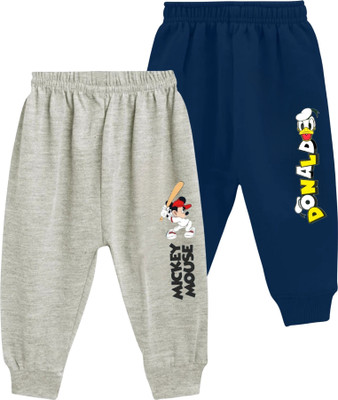 French Kleider Track Pant For Boys & Girls(Blue, Grey, Pack of 2)
