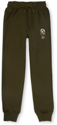 GINI & JONY Track Pant For Boys(Dark Green, Pack of 1)