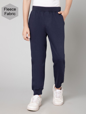 Alan Jones Track Pant For Boys(Dark Blue, Pack of 1)