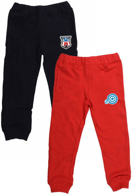 YK Marvel Track Pant For Boys(Multicolor, Pack of 2)
