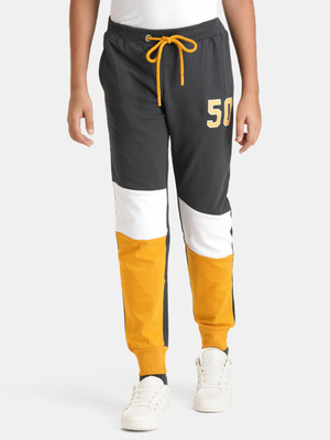 Urbano Juniors Track Pant For Boys(Multicolor, Pack of 1)