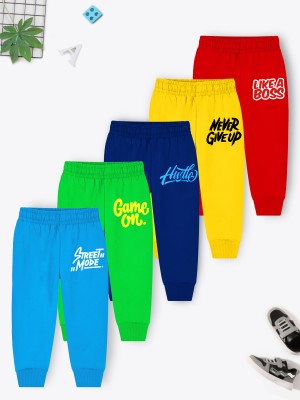 Trampoline Track Pant For Boys & Girls(Multicolor, Pack of 5)