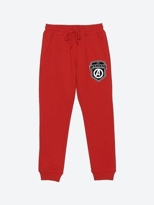 WYM TREND Track Pant For Boys(Red, Pack of 1)