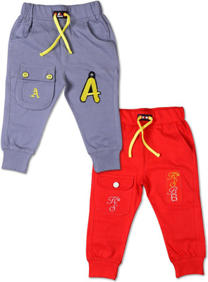 Worton Fashion Track Pant For Boys(Multicolor, Pack of 2)