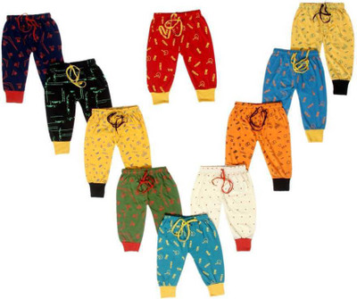 MA GROUP OF COMPANY Track Pant For Baby Boys & Baby Girls(Multicolor, Pack of 10)