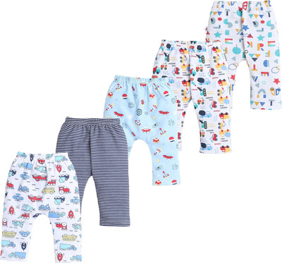 King Born Track Pant For Baby Boys & Baby Girls(Multicolor, Pack of 5)