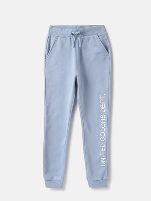 United Colors of Benetton Track Pant For Boys(Blue, Pack of 1)