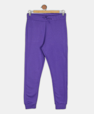 United Colors of Benetton Track Pant For Boys(Purple, Pack of 1)