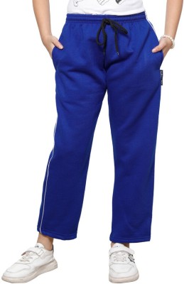 KAVYA Track Pant For Boys(Blue, Pack of 1)