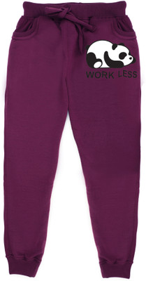 FABVIO PLUS Track Pant For Boys(Purple, Pack of 1)