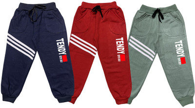 LOVO Track Pant For Boys & Girls(Multicolor, Pack of 3)