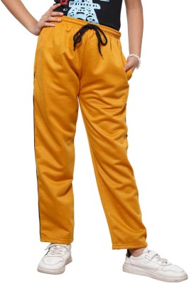 KAVYA Track Pant For Boys(Yellow, Pack of 1)