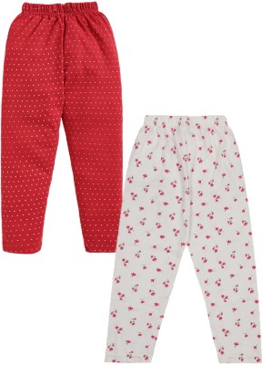 CERABI Track Pant For Girls(Red, Pack of 2)