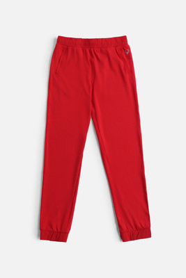 Allen Solly Track Pant For Boys(Red, Pack of 1)