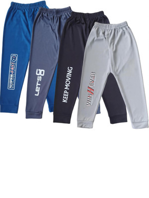 GOLDEN COLLECTION Track Pant For Boys(Multicolor, Pack of 4)