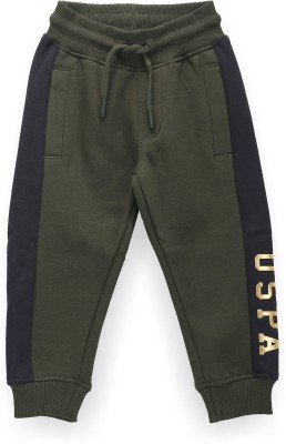 U.S. POLO ASSN. Track Pant For Boys(Green, Pack of 1)