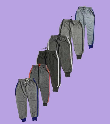 Paryag Track Pant For Baby Boys & Baby Girls(Multicolor, Pack of 6)