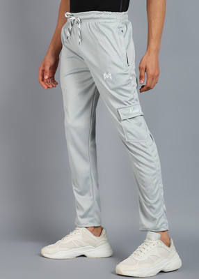 mank D Printed Men Grey Track Pants