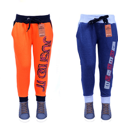 Mirza Fashion Track Pant For Boys(Multicolor, Pack of 2)