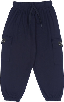 Classy N Casualz Track Pant For Boys & Girls(Dark Blue, Pack of 1)