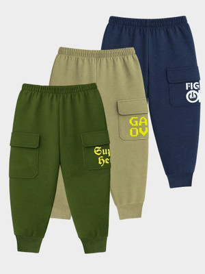 Kuchipoo Track Pant For Boys(Multicolor, Pack of 3)