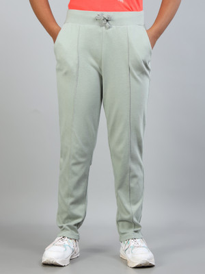 estuna Track Pant For Girls(Light Green, Pack of 1)
