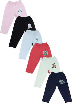 happiee bears Track Pant For Baby Boys(Multicolor, Pack of 6)