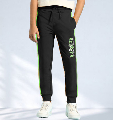 JumboTrend Track Pant For Boys(Black, Pack of 1)