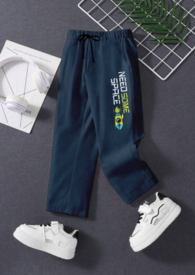 Codez Track Pant For Boys(Dark Blue, Pack of 1)