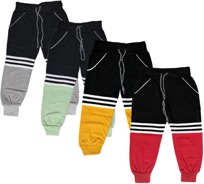 AMNOUR Track Pant For Boys & Girls(Multicolor, Pack of 4)