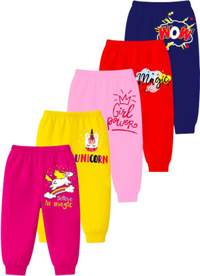 MINI MYN Track Pant For Baby Boys & Baby Girls(Multicolor, Pack of 5)