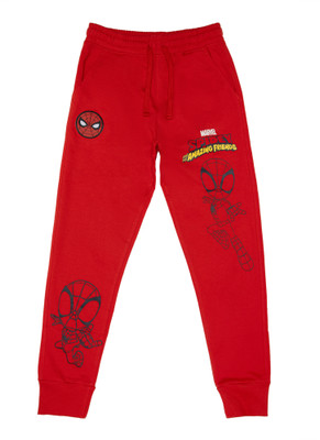 PROTEENS Track Pant For Boys(Red, Pack of 1)