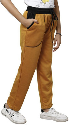 KAYU Track Pant For Boys(Yellow, Pack of 1)