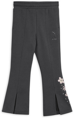 PUMA Track Pant For Girls(Grey, Pack of 1)