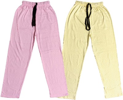 AMNOUR Track Pant For Girls(Multicolor, Pack of 2)