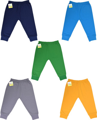 Kwitchy Track Pant For Baby Boys & Baby Girls(Multicolor, Pack of 5)