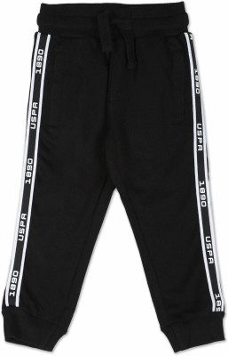 U.S. POLO ASSN. Track Pant For Boys(Black, Pack of 1)