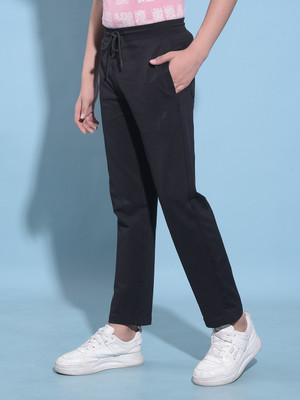 CRIMSOUNE CLUB Track Pant For Boys(Black, Pack of 1)