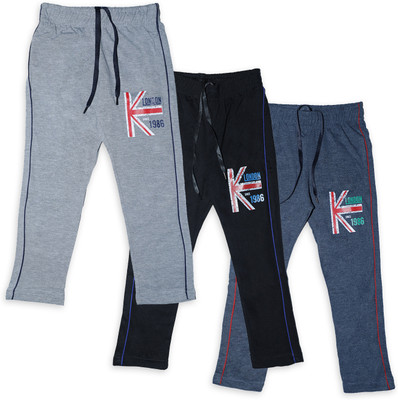 CHKOKKO Track Pant For Boys & Girls(Multicolor, Pack of 3)
