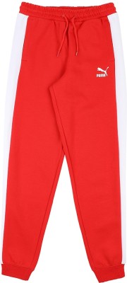 PUMA Track Pant For Boys(Red, Pack of 1)