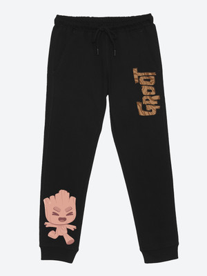 WEAR YOUR MIND Track Pant For Boys(Black, Pack of 1)
