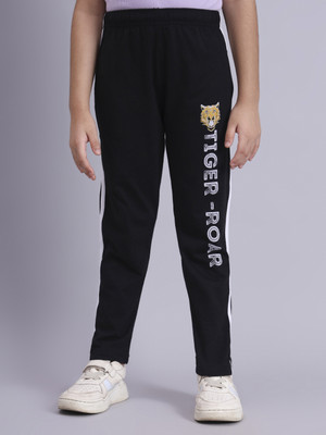 FLAMBOYANT Track Pant For Boys(Black, Pack of 1)