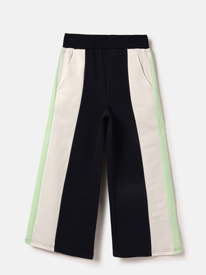 United Colors of Benetton Track Pant For Baby Girls(Multicolor, Pack of 1)