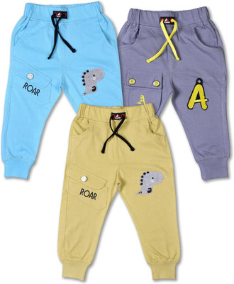 Worton Fashion Track Pant For Boys(Light Blue, Pack of 3)