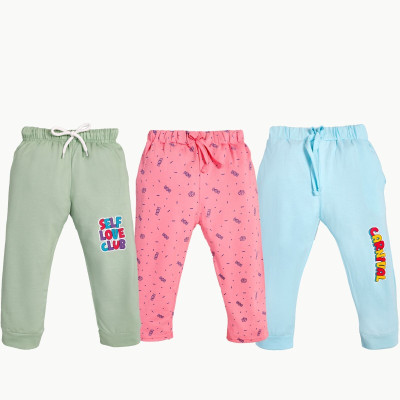 CERABI Track Pant For Girls(Multicolor, Pack of 3)
