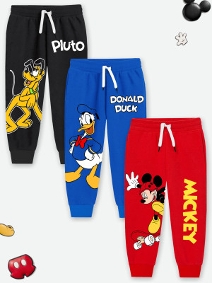 DISNEY BY MISS & CHIEF Track Pant For Boys & Girls(Multicolor, Pack of 3)