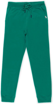 PROVOGUE Track Pant For Boys(Green, Pack of 1)